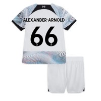 Fotbalové Dres Liverpool Alexander-Arnold #66 Dětské Venkovní 2022-23 Krátký Rukáv (+ trenýrky)